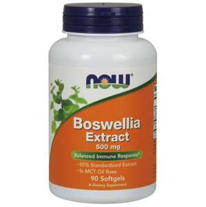 Now® Foods NOW Boswellia Extrakt, 500 mg, 90 softgelových kapslí Doplněk stravy