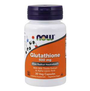 Now® Foods NOW Glutathione, redukovaný, 500 mg, 30 rostlinných kapslí Doplněk stravy