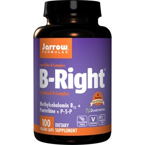Jarrow Formulas Jarrow B-Right, Koenzym B komplex, 100 rostlinných kapslí Doplněk stravy