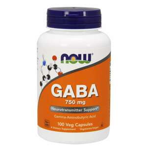 Now® Foods NOW GABA (kyselina gama-aminomáselná) 750 mg, 100 kapslí Doplněk stravy