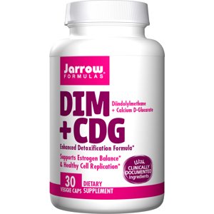 Jarrow Formulas Jarrow DIM + CDG (diindolylmetan + D-glukarát vápenatý), 30 rostlinných kapslí Doplněk stravy