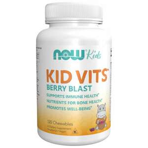 Now® Foods NOW Kid Vits, Berry Lemonade, Multivitamín pro děti, 120 bonbónů Doplněk stravy