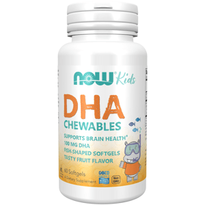 Now® Foods NOW DHA Kids Chewable (Omega-3), 100 mg, 60 žvýkacích kapslí Doplněk stravy