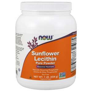 Now® Foods NOW Sunflower Lecithin (slunečnicový lecitin), prášek, 454 g Doplněk stravy
