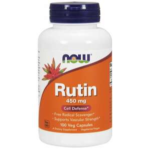 Now® Foods NOW Rutin, 450 mg, 100 rostlinných kapslí Doplněk stravy