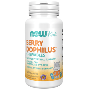 Now® Foods NOW BerryDophilus Kids (probiotika pro děti), 60 žvýkacích pastilek Doplněk stravy