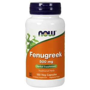 Now® Foods NOW Fenugreek (Pískavice řecké seno), 500 mg, 100 rostlinných kapslí Doplněk stravy