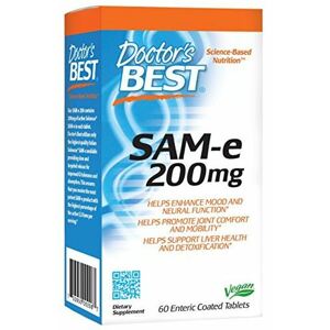 Doctor's Best SAM-e, 200 mg, 60 enterických tablet