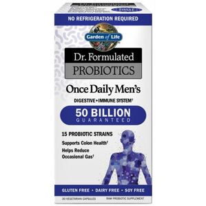 Garden of life Dr. Formulated Probiotics once daily Men's (probiotika pro muže), 50 mld. CFU, 15 kmenů, 30 rostlinných kapslí Doplněk stravy