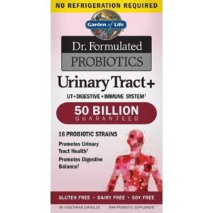 Garden of life Dr. Formulated Probiotics Urinary tract (probiotika pro ženy, močové cesty), 50 mld. CFU, 16 kmenů, 60 rostlinných kapslí Doplněk stravy