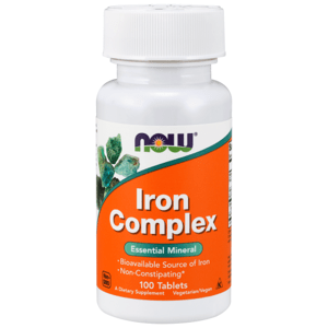 Now® Foods NOW Iron Complex (železo), 100 tablet Doplněk stravy