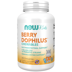 Now® Foods NOW BerryDophilus Kids (probiotika pro děti), 120 žvýkacích pastilek Doplněk stravy