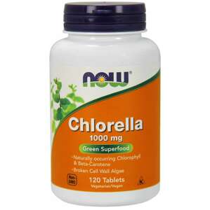Now® Foods NOW Chlorella, 1000 mg, 120 tablet Doplněk stravy