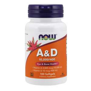 Now® Foods NOW Vitamin A & D, 10000/400 IU, 100 softgelových kapslí Doplněk stravy