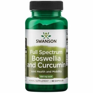 Swanson Full Spectrum Boswellia s Kurkuminem, 60 kapslí Doplněk stravy