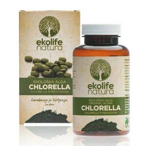 Ekolife Natura - Algae Chlorella Organic 240 tablet (Bio řasa chlorella) Doplněk stravy