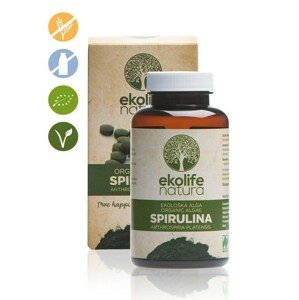Ekolife Natura - Algae Spirulina Organic 240 tablet (Bio řasa spirullina) *SI-EKO-003 certifikát, doplněk stravy