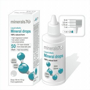 Ovonex s.r.o. Ovonex - LIQUID ALKALIC MINERAL DROPS, 100ml Doplněk stravy