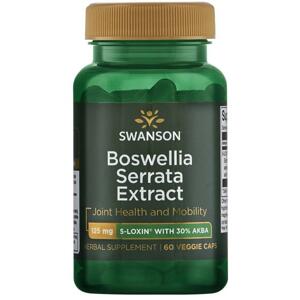 Swanson Boswellia Serrata Extract 5-LOXIN® (Kadidlovník pilovitý extrakt),  125 mg, 60 rostlinných kapslí Doplněk stravy