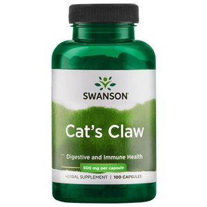 Swanson Cat's claw (Řemdihák plstnatý) 500mg, 100 kapslí Doplněk stravy