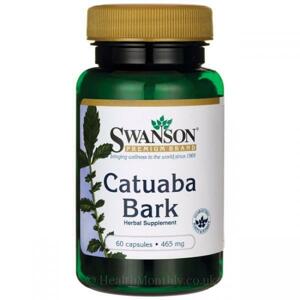 Swanson Catuaba Bark (Katuaba), 465 mg 60 kapslí Doplněk stravy