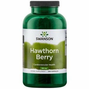 Swanson Hawth0rn Berries, Hloh, 565 mg, 250 kapslí Doplněk stravy