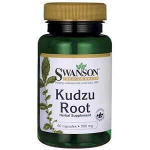 Swanson Kudzu Root (Kuzu kořen), 500 mg, 60 kapslí Doplněk stravy