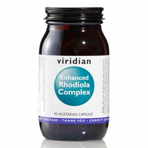 Viridian Enhanced Rhodiola Complex 90kapslí (Rozchodnice růžová s adaptogeny) Doplněk stravy
