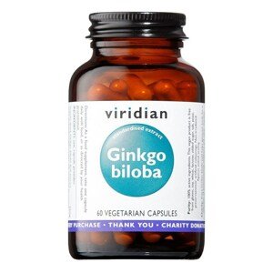 Viridian Ginkgo Biloba 60 Kapslí Doplněk stravy