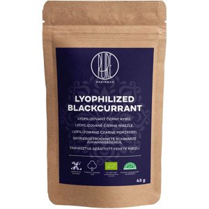 BrainMax Pure Lyophilized Blackcurrant, Lyofilizovaný černý rybíz, BIO, 45 g *CZ-BIO-001 certifikát