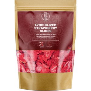BrainMax Pure Lyophilized Strawberry Slices, Lyofilizované jahody, plátky, 45 g Plátky BIO jahod sušené mrazem