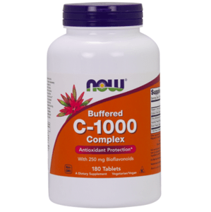 Now® Foods NOW Buffered Vitamin C-1000 Complex s bioflavonoidy, 180 tablet Doplněk stravy