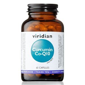 Viridian Curcumin Co-Q10 60 kapslí (Kurkumin a Koenzym Q10) Doplněk stravy