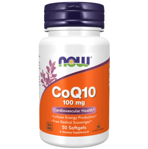 Now® Foods NOW CoQ10 (koenzym Q10) 100 mg, 50 softgelových kapslí Doplněk stravy