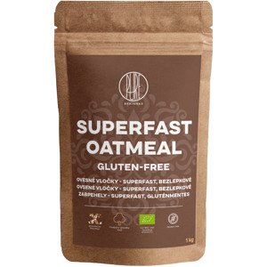 BrainMax Pure Superfast Ovesné Vločky, bezlepkové BIO, 1 kg *CZ-BIO-001 certifikát