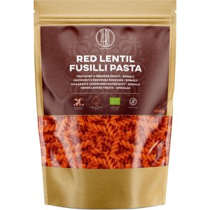 BrainMax Pure Těstoviny z červené čočky, spirály, BIO, 250 g *CZ-BIO-001 certifikát