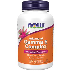 Now® Foods NOW Advanced Gamma E Complex (komplex vitamínu E), 120 kapslí Doplněk stravy