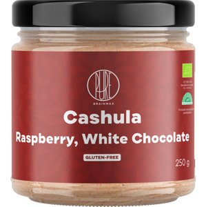 BrainMax Pure Cashula, Kešu krém s malinami a bílou čokoládou, BIO,  250 g *CZ-BIO-001 certifikát