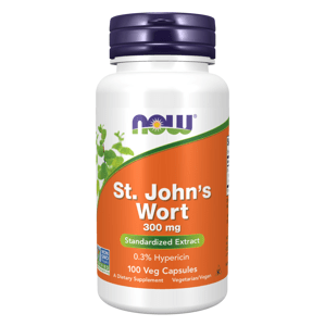 Now® Foods NOW St. John's Wort (Třezalka tečkovaná), 300 mg, 100 rostlinných kapslí Doplněk stravy