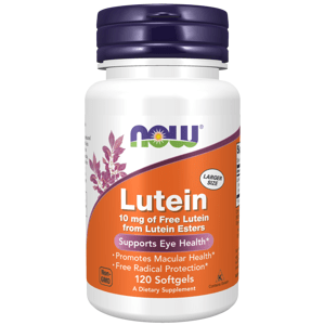 Now® Foods NOW Lutein 10 mg (zdraví očí), 120 softgel kapslí Doplněk stravy