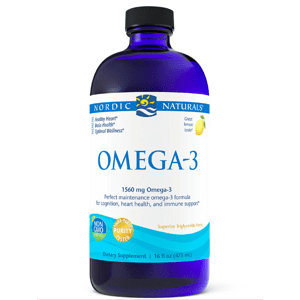 Nordic Naturals Omega, 1560 mg, Citron, 473 ml Doplněk stravy