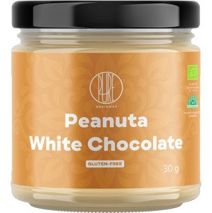 BrainMax Pure Peanuta White Chocolate, Arašídový krém s bílou čokoládou, BIO, 30 g *CZ-BIO-001 certifikát