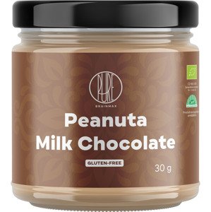 BrainMax Pure Peanuta Milk Chocolate, Arašídový krém s mléčnou čokoládou, BIO, 30 g *CZ-BIO-001 certifikát