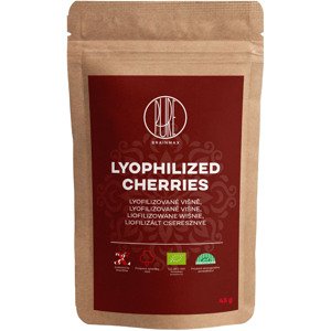BrainMax Pure Lyophilized Sour Cherries, Lyofilizované višně, BIO, 45 g *CZ-BIO-001 certifikát