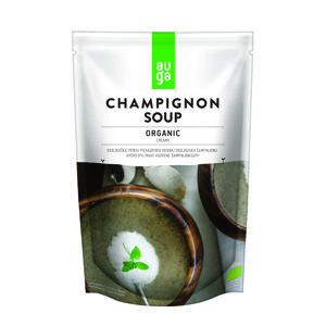 Auga - Bio Polévka žampionová krémová, 400g *CZ-BIO-001 certifikát *CZ-BIO-001 certifikát