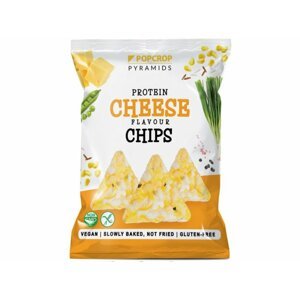 Popcrop - Proteinové chipsy se sýrovo-cibulovou příchutí, 60 g