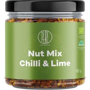BrainMax Pure Směs ořechů, Chilli & Limetka, BIO, 125 g *CZ-BIO-001 certifikát