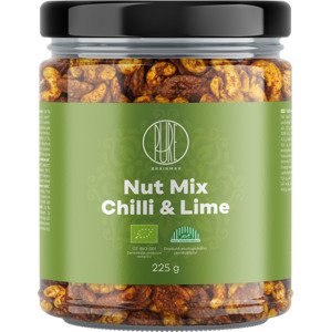 BrainMax Pure Směs ořechů, Chilli & Limetka, BIO, 225 g *CZ-BIO-001 certifikát