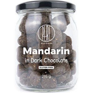 BrainMax Pure Mandarin in Dark Chocolate, Lyofilizované mandarinky v hořké čokoládě, 215 g Mrazem sušené mandarinky obaleny ve vrstvě hořké čokolády