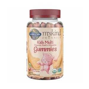 Garden of life Mykind Multivitamin Kids gummy Cherry, multivitamín pro děti, třešeň, 120 gumových bonbónů Doplněk stravy